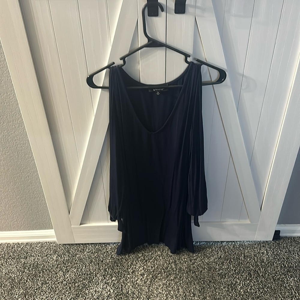Lulus cold shoulder open sleeve dress